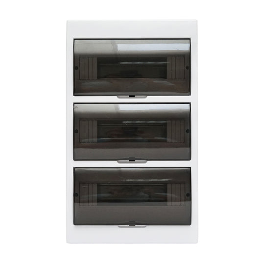 3-row applied fuse box, 36 modules Leader