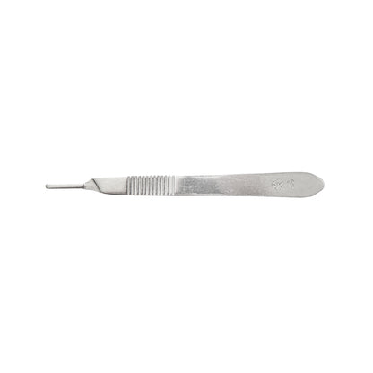 Stainless steel scalpel handle no. 3 for blades no. 10-17 Breckner Germany