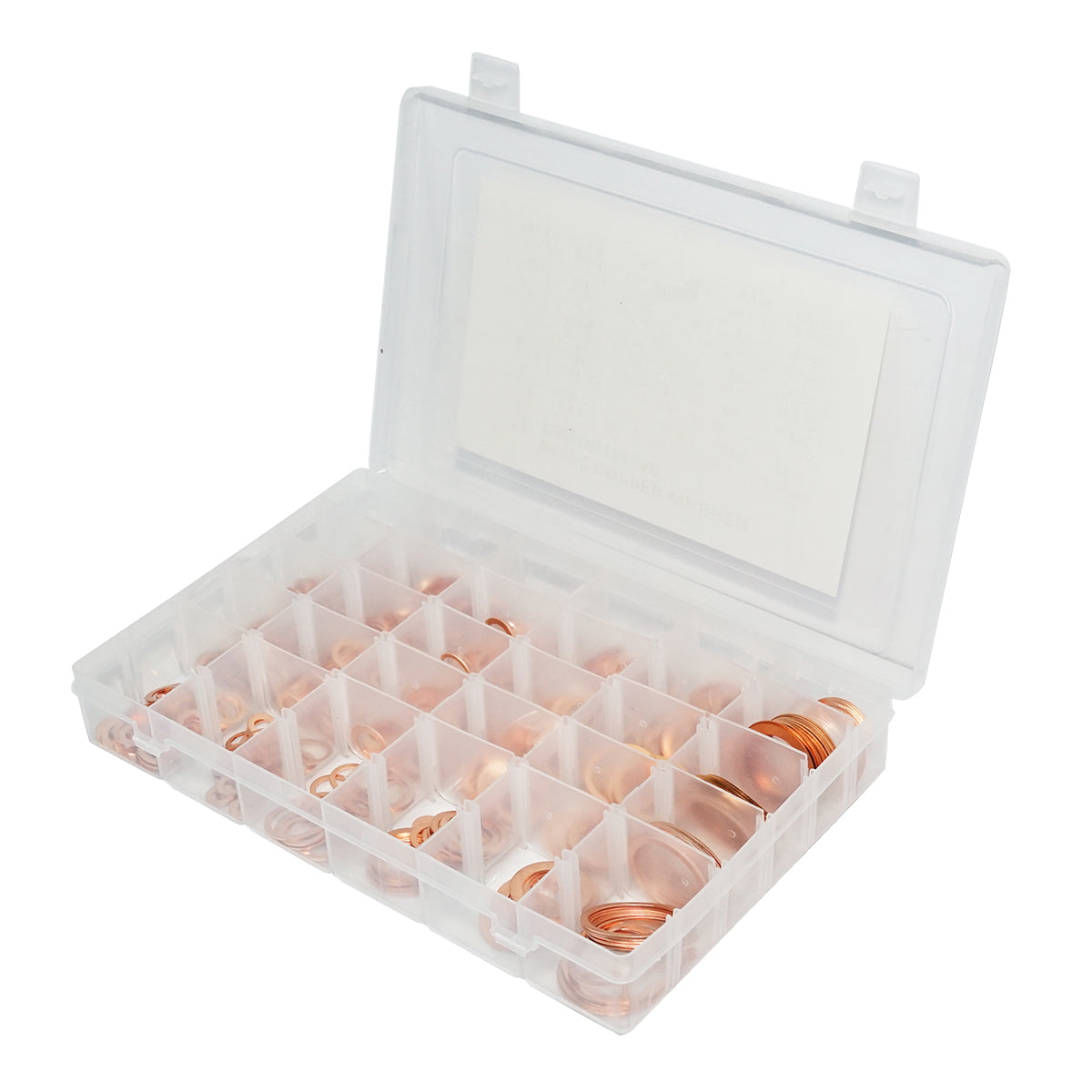 Copper washer set 580 pieces (diameter 4x8 --- diameter 30x36)