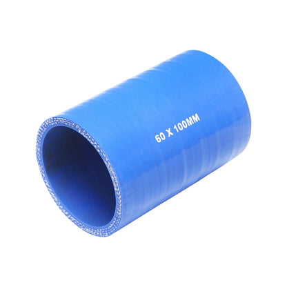 Cooling hose straight int. 60x100mm silicone with textile insert Breckner Germany