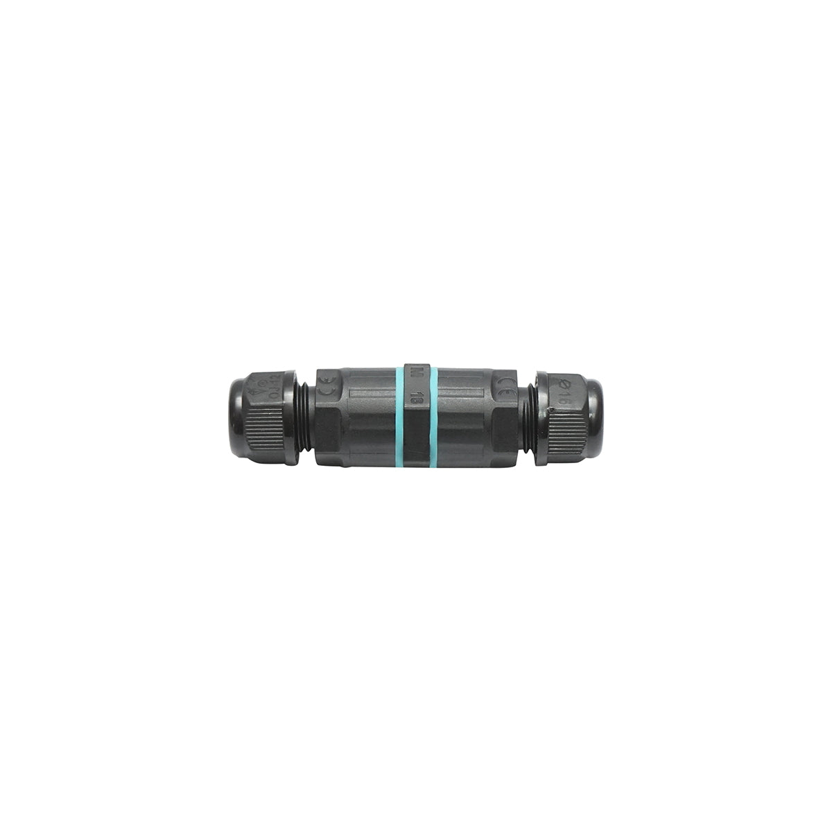 M16 electric cable connector 250V 15A, 2 poles IP67 Leader