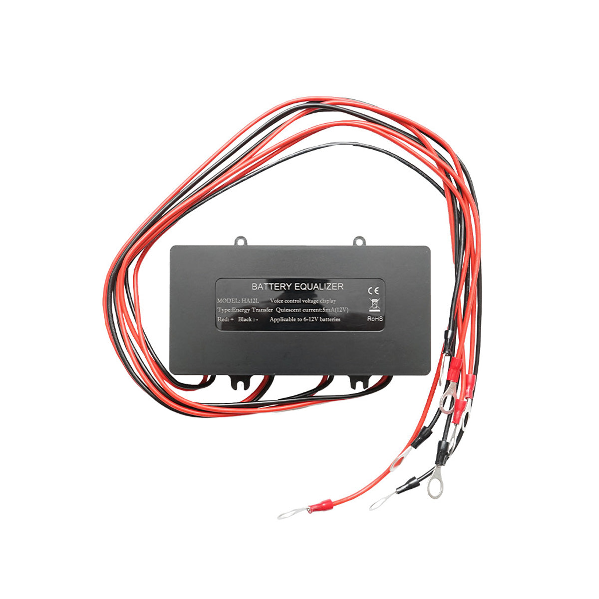 Equalizer BMS battery 4x6-12V HA12L with LCD display and voice control for photovoltaic solar system batteries