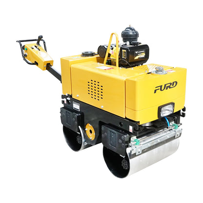 800kg compactor cylinder, with 2x635mm drum, 9HP CF178 diesel engine, electric or manual start