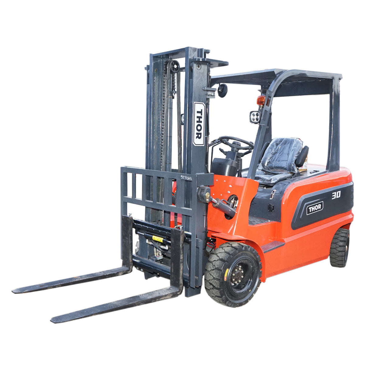 Electric forklift 3T duplex 3M, with 72V/200Ah battery with lateral translation THOR