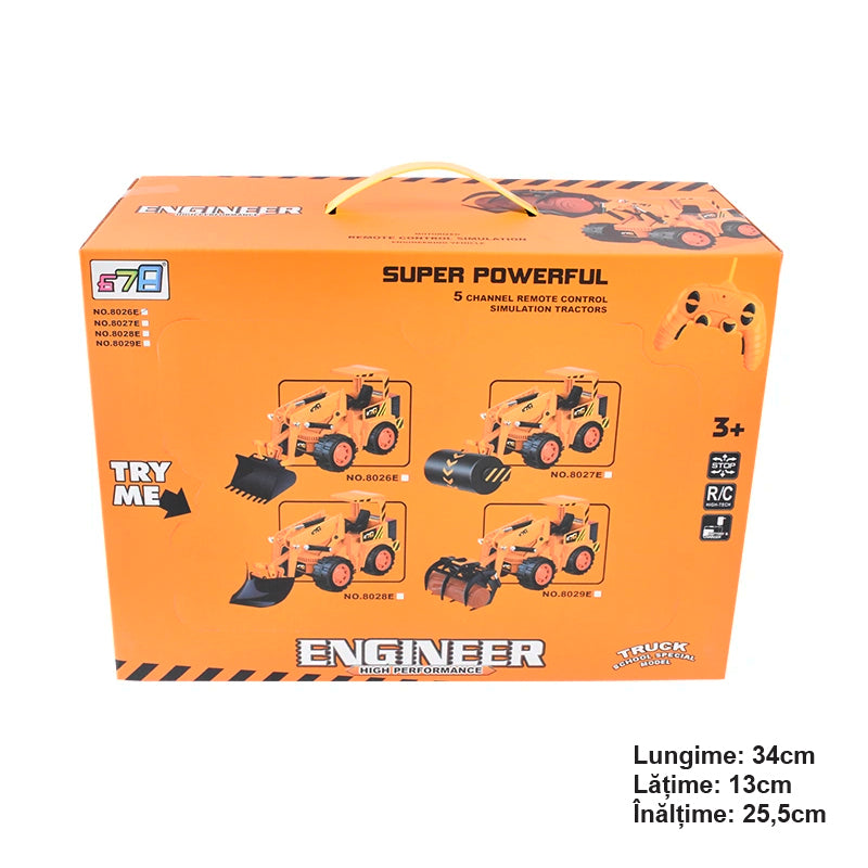 Front loader toy with remote control 678
