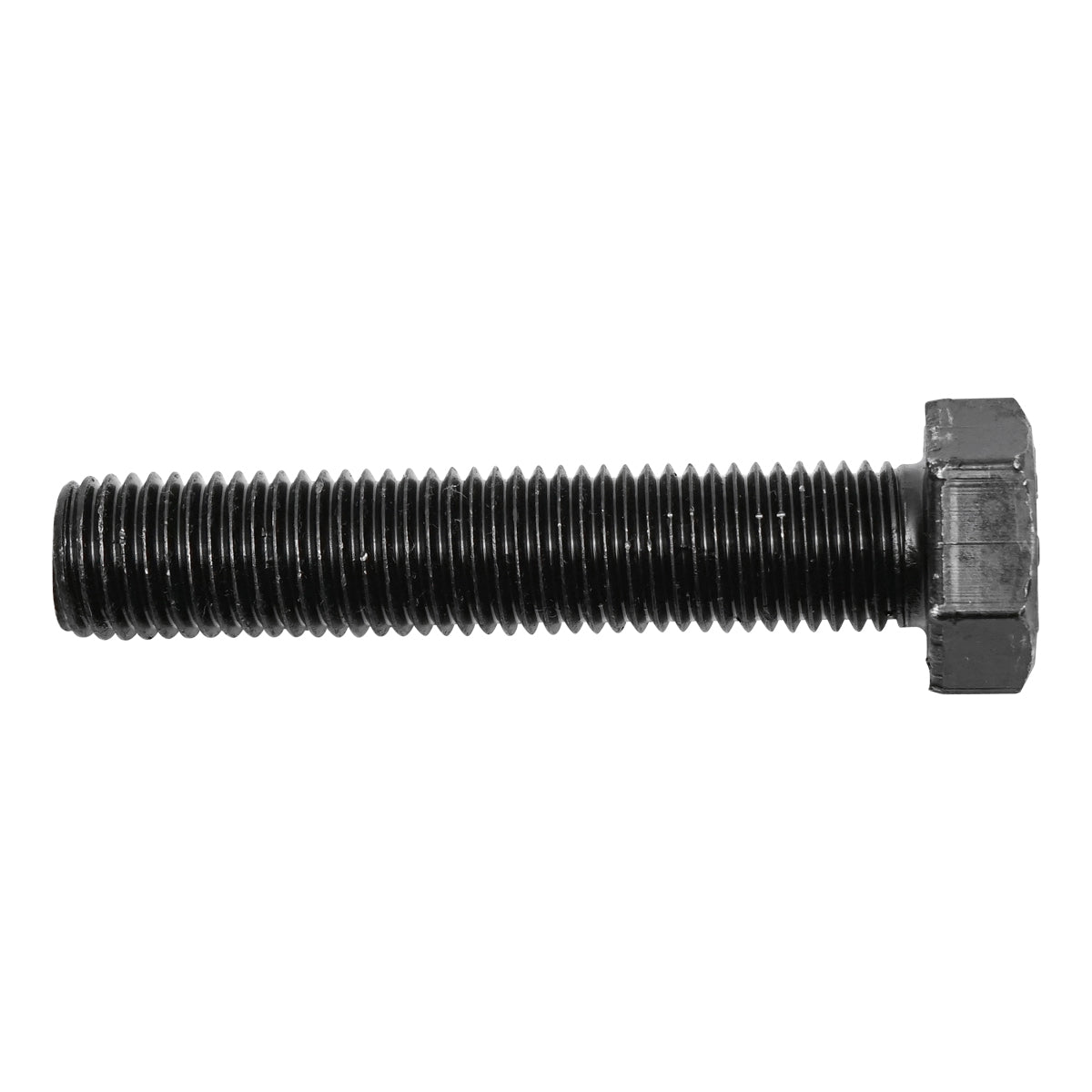 Black screw with hexagonal head DIN 933 M20x100 G10.9 25 pcs/bag