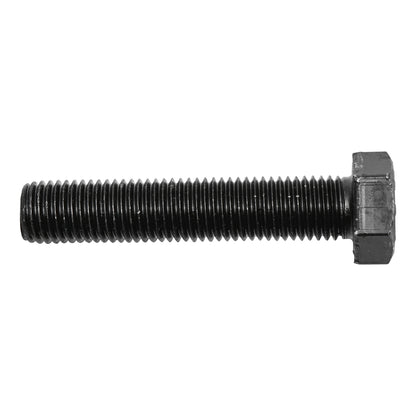 Black screw with hexagonal head DIN 933 M20x100 G10.9 25 pcs/bag