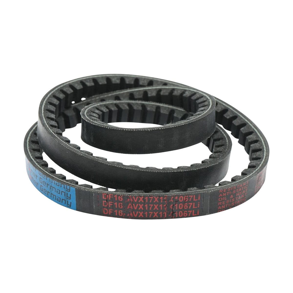 Transmission belt for KFH BX17x1067 shredders