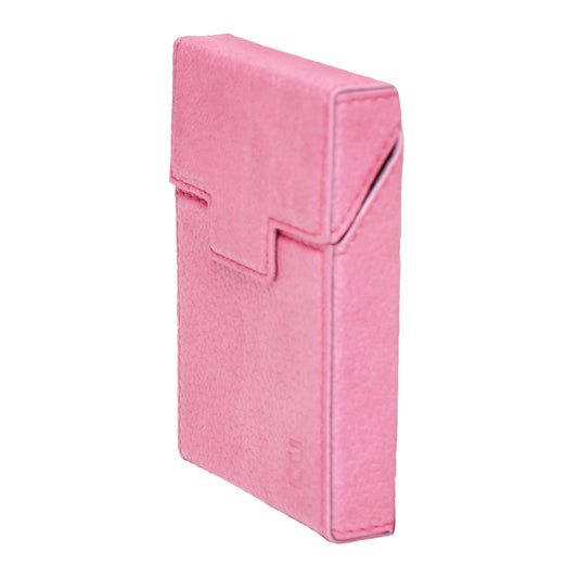 Pink leather case for P24 Breckner cigarette pack