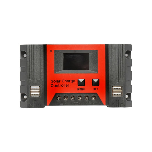 PWM voltage regulator for solar panel 20A 12V/24V 4X USB ports (12V=260W) (24V=520W) max. 50V