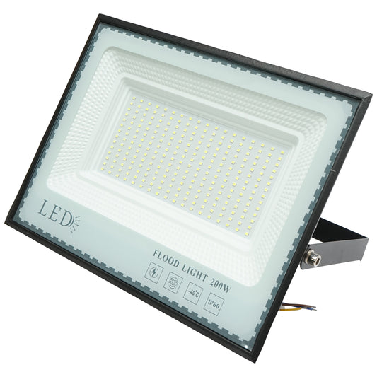 LED Projector 200W, 220V, 6500K, 332x252x38mm IP66 Breckner Germany