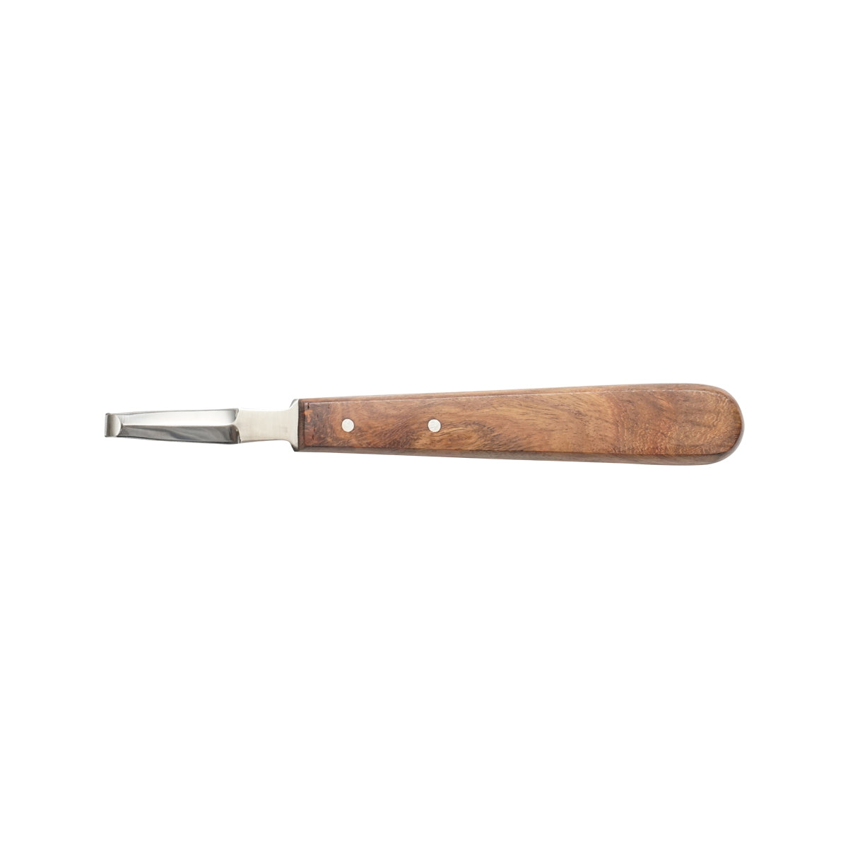 Double-edged reneta with hook for cleaning hooves, 160mm Breckner Germany