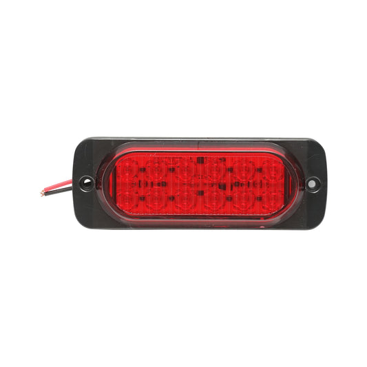 Red LED strobe side lamp 115mm 12-24V FR1278R Breckner Germany