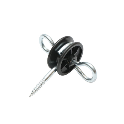 Isolator with double anchoring fi 5.8mm 93x84mm electric fence Mezofarm