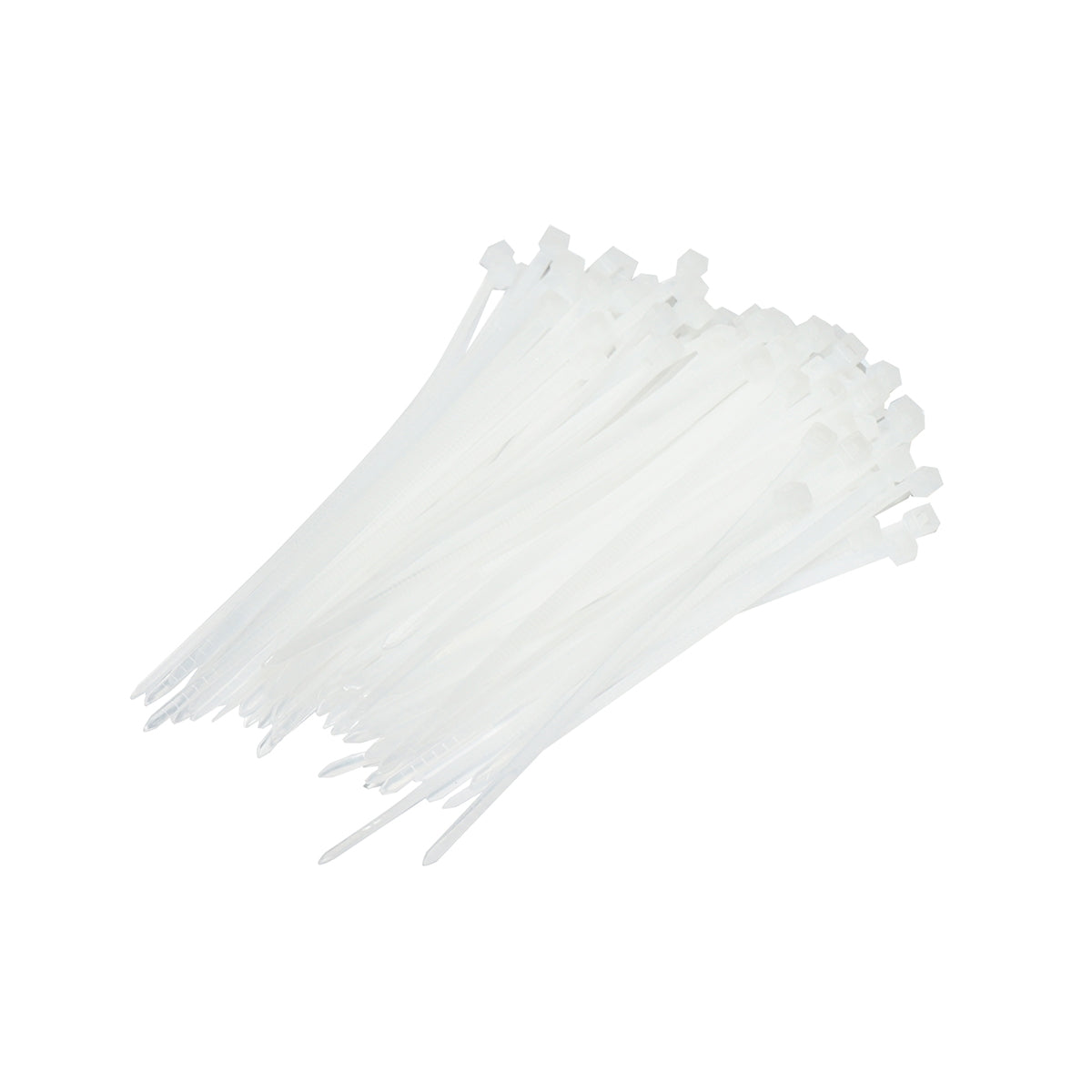 Facet, plastic collar 2.5x100mm, white, set of 100 pieces Breckner Germany