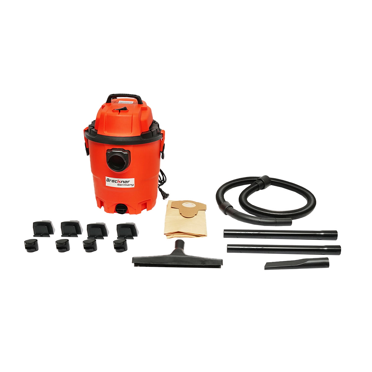 Professional industrial vacuum cleaner volume 20L 220V 1200W body made of PP plastic Breckner Germany