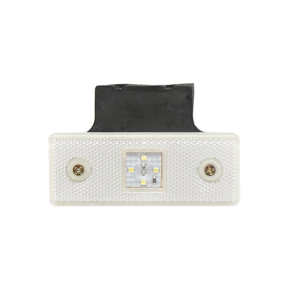 White side marker lamp with 4 SMD LEDs 24V