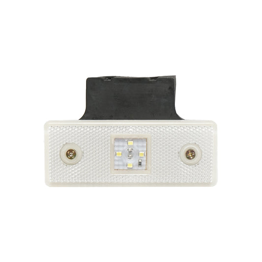 White side marker lamp with 4 SMD LEDs 24V