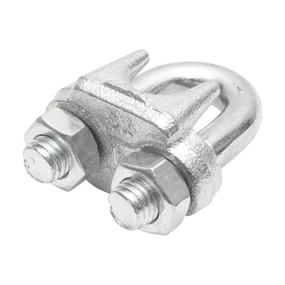 Zinc-coated clamp DIN 741-18 for 18 mm cable Breckner Germany