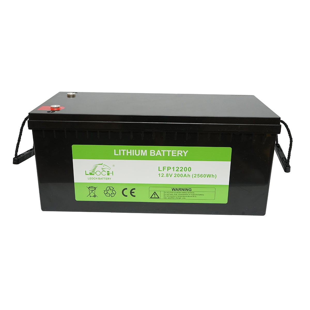 Li-ion Battery LifePo4 12.8V 200Ah (2560Wh) LFP12200 for solar systems 522x240x224mm IP65 Leoch Battery