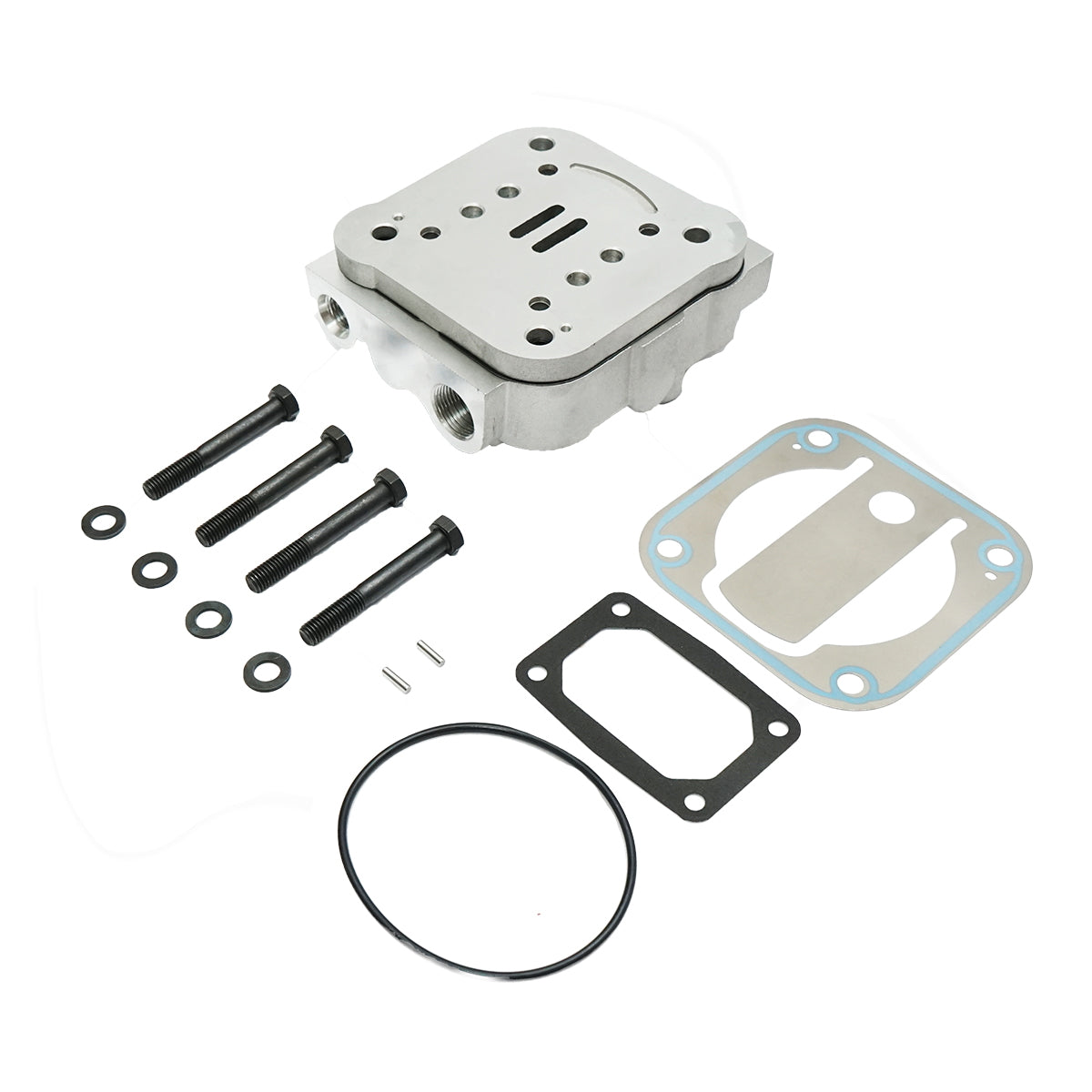 Complete cylinder head for air compressor Forest Tractor with Perkins engine