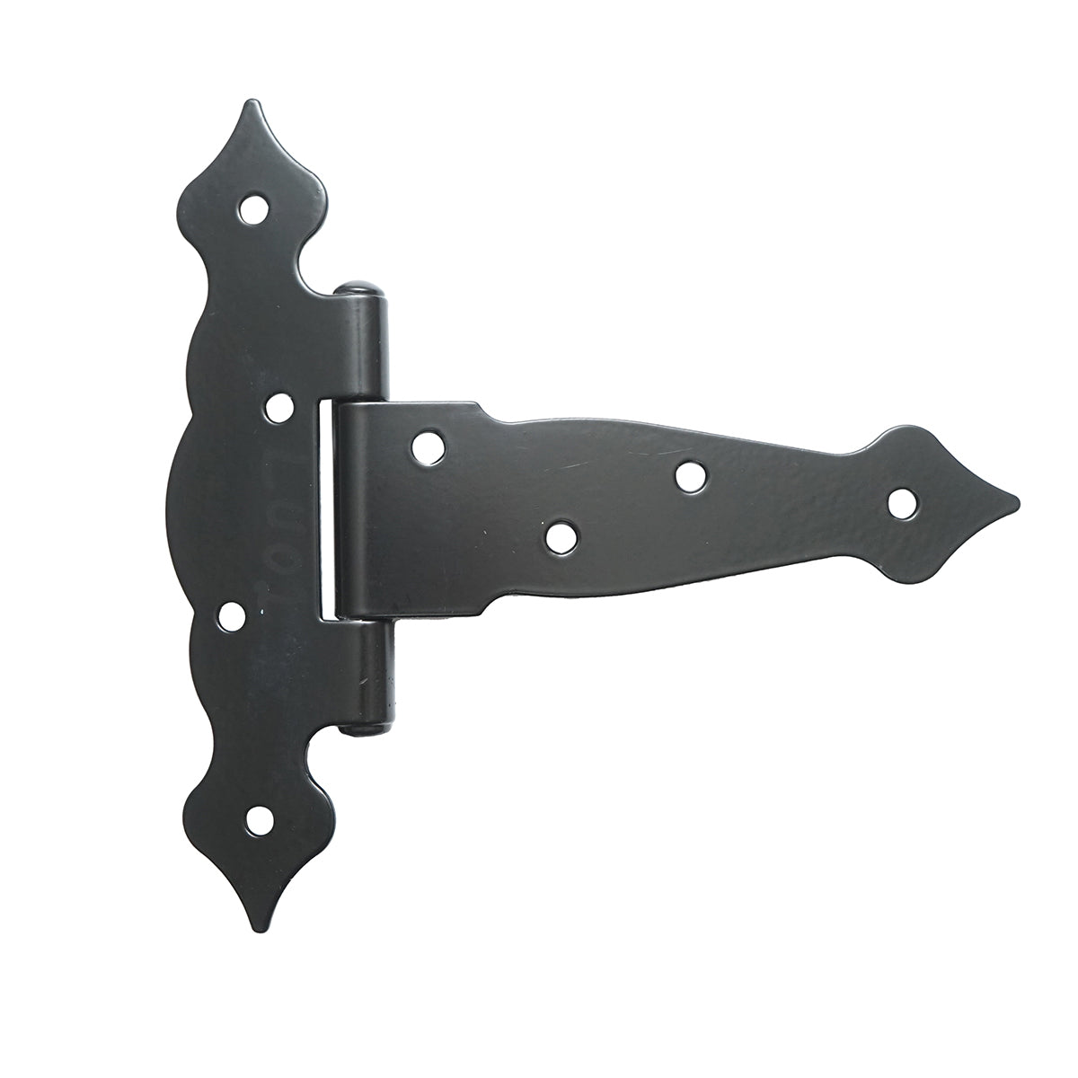 Decorative black hinge T6, 160mm