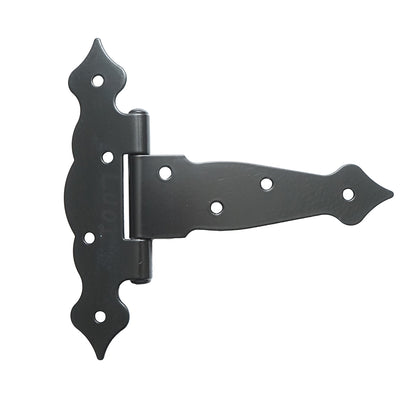 Decorative black hinge T6, 160mm