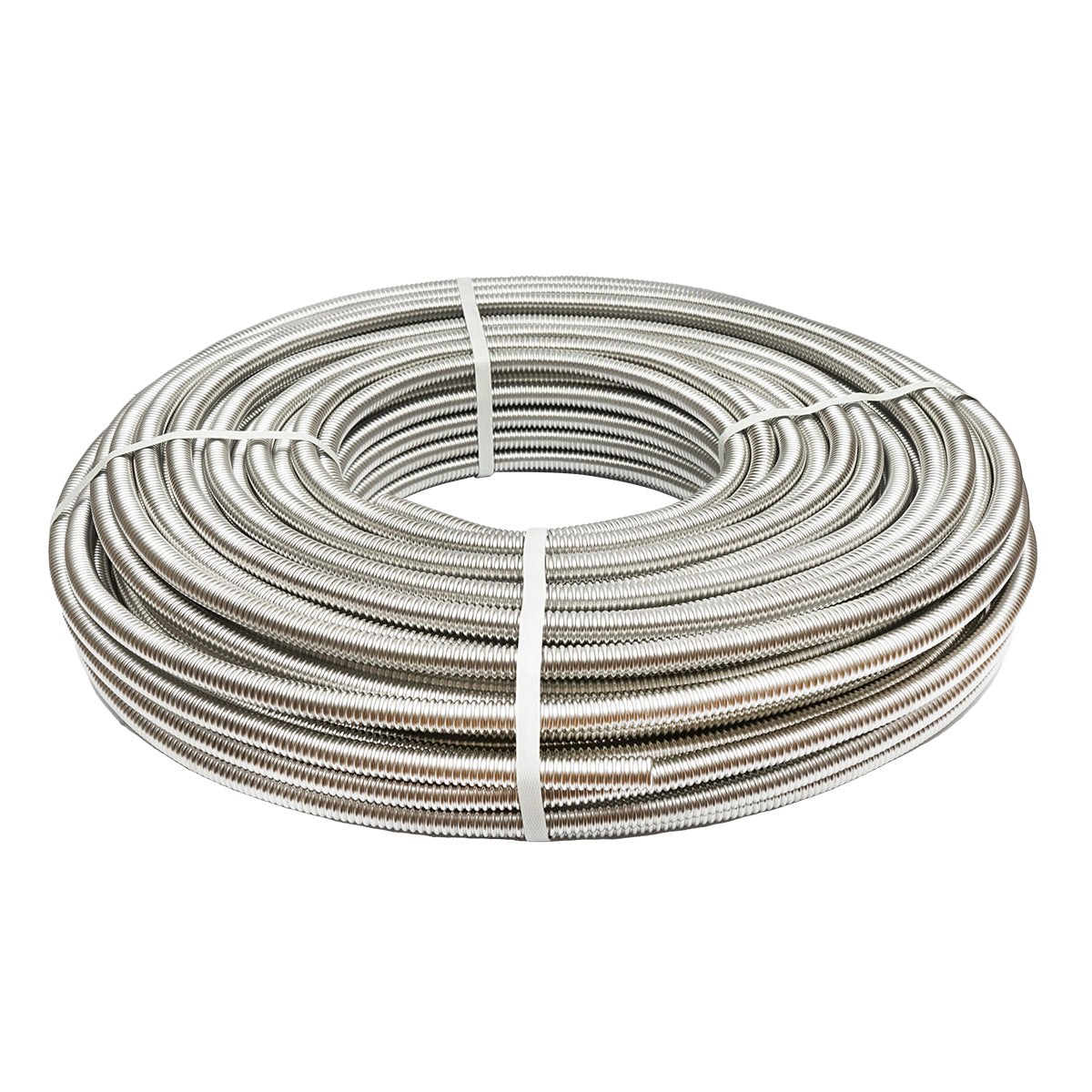 Roll of 100m flexible corrugated stainless steel pipe DN16 for residential solar installations