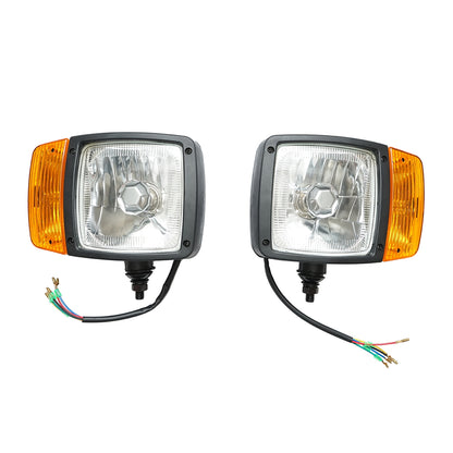 Set of headlamp type lamps with right and left signaling 24V HR-A-023 Breckner Germany