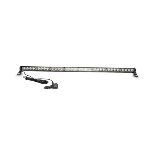 12V strobe LED bar, 32W, 5 colors, aluminum housing 860x80x30mm