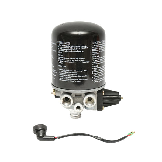 Air dryer with filter for compressor system OEM code 4324101110, 4324100202, 1487434901, LFP8654, T250W, AI12, TB1374X Breckner Germany