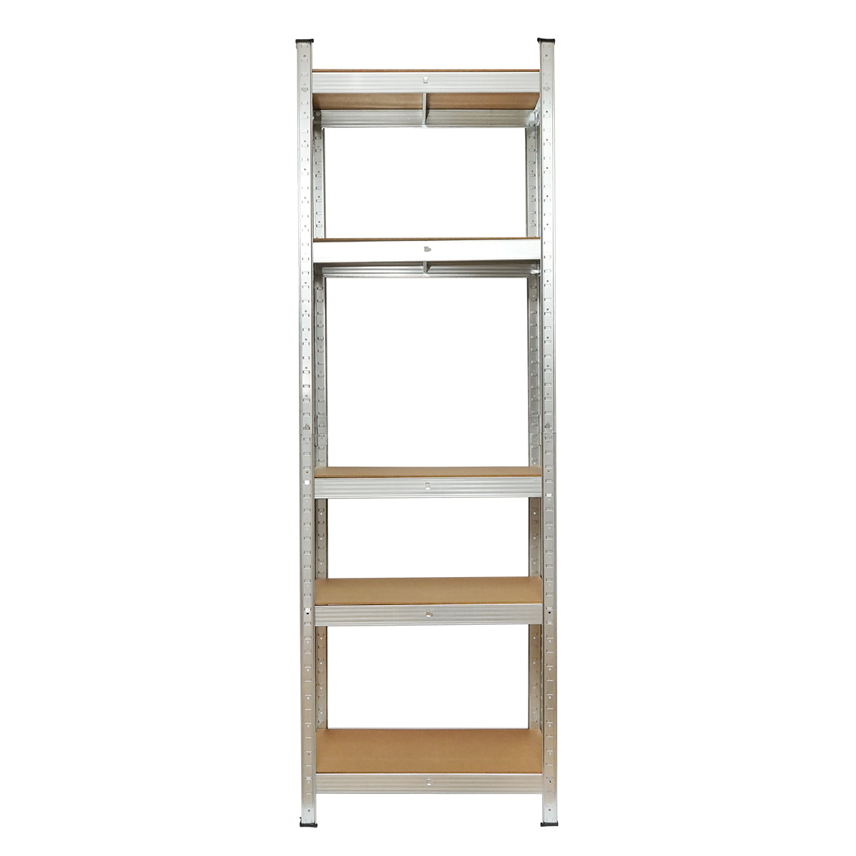 Metal shelf with 5 MDF shelves, 180x70x35cm, 175kg/shelf, assembly without screws Breckner Germany