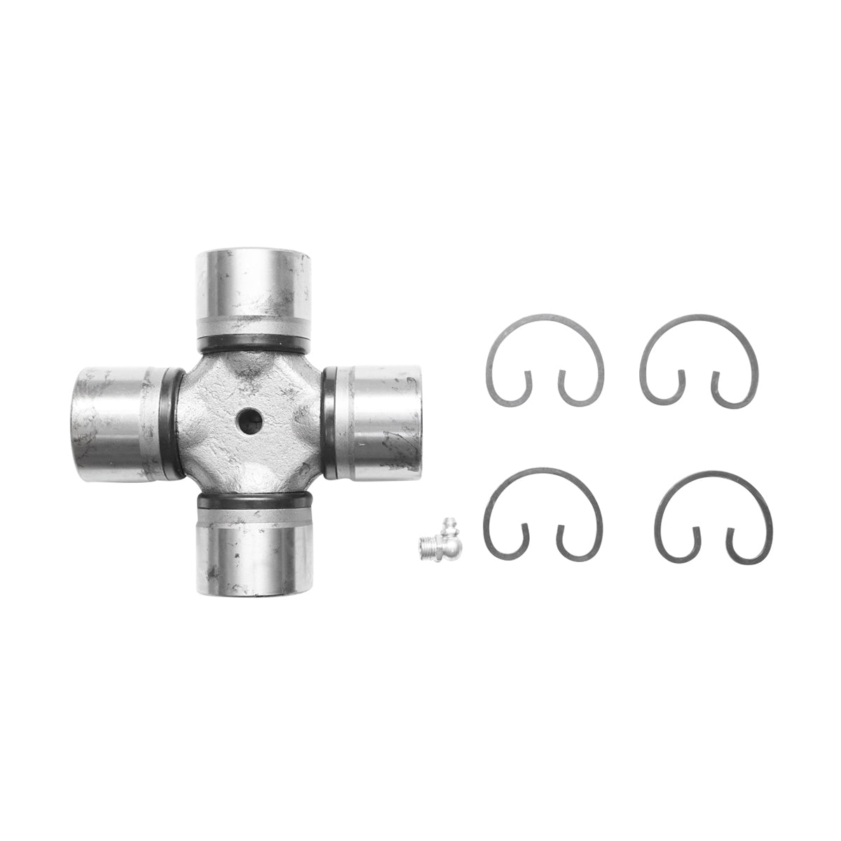 Cardan cross 44x126mm RABA Q44 with grease fitting and Breckner Germany safety features