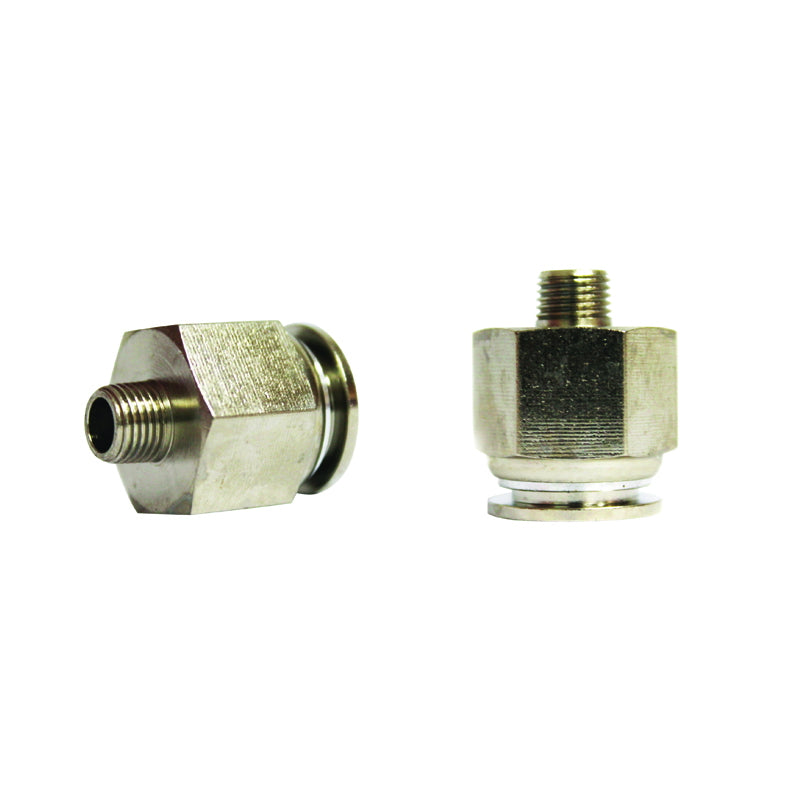 The quick right metal connector and metal screw fi 14 with 1/8
