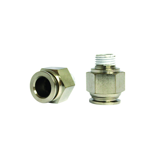 Quick right metal socket and metal screw fi 12 with 1/4