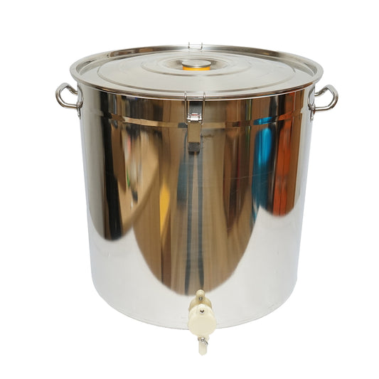 Stainless steel honey extractor with lid for bee honey 100Kg