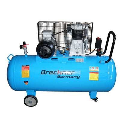 Air compressor 380V, 200L power 3kW/4HP maximum pressure 8 Bar, flow rate 250L/min Breckner Germany