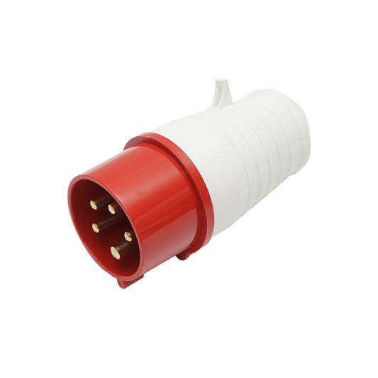 Plug, industrial three-phase socket 16A, 415V, IP44, 6H Suntree