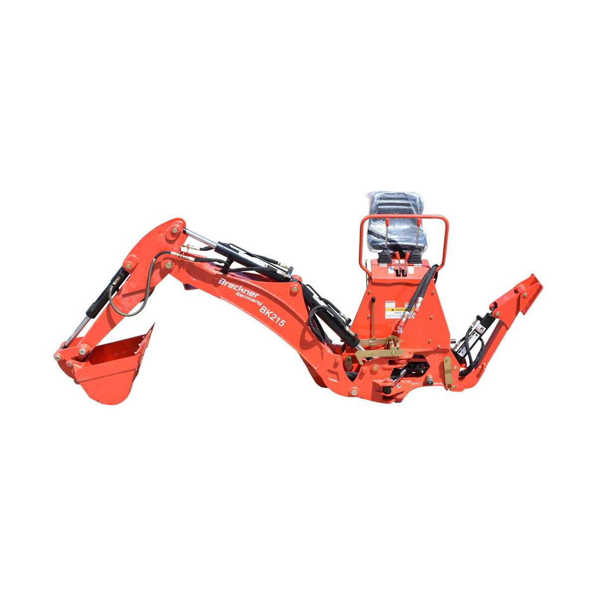 Excavator arm for tractor 25-50HP, 180-degree rotation, digging depth 2.2m, 415Kg Breckner Germany