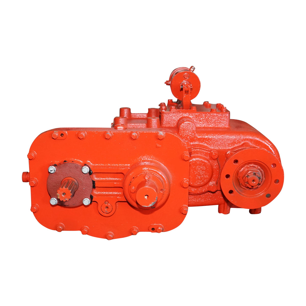 Assembled reducer for articulated forest tractor