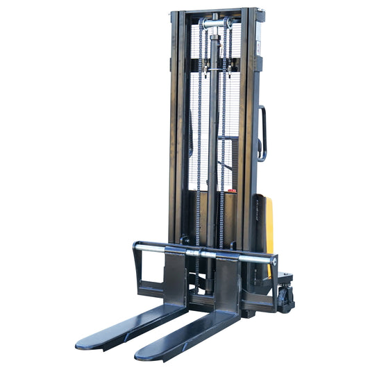 Semi-electric pallet truck with a maximum load of 1.5T, lifting height of 3000mm, forks 1150mm Breckner Germany