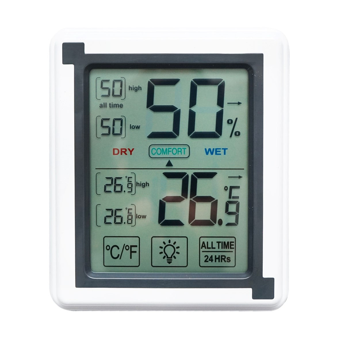 Digital thermometer and hygrometer