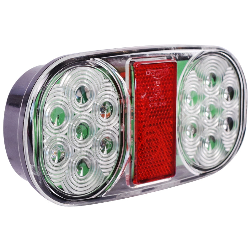 Rear lamp, LED catadioptric 12V for truck, trailer SA95 Breckner Germany