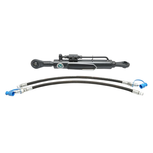 Central hydraulic tie rod category 2-2, 700mm closed, spherical joint 26mm Breckner Germany