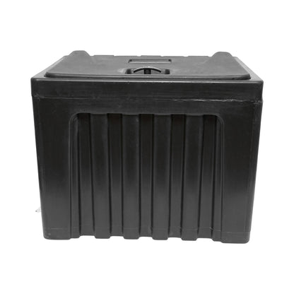 Tool box without support, made of black plastic 468x470x600 mm