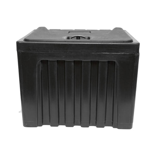 Tool box without support, made of black plastic 468x470x600 mm