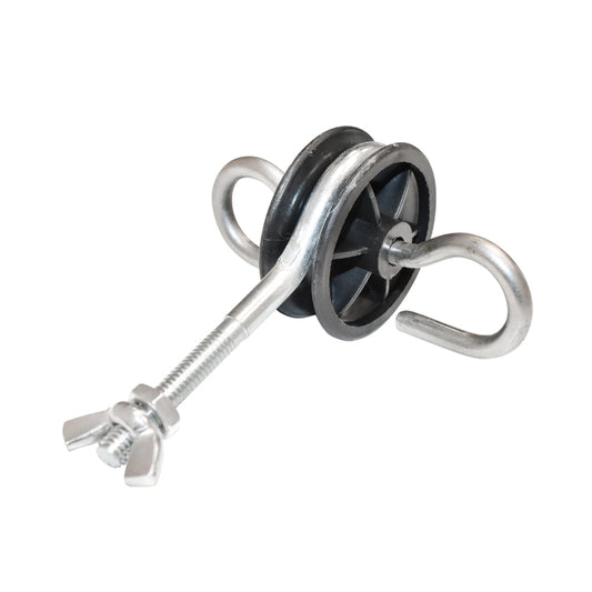 Isolator with double anchoring, butterfly thread 5.9mm 89x83.3mm electric fence Breckner Germany