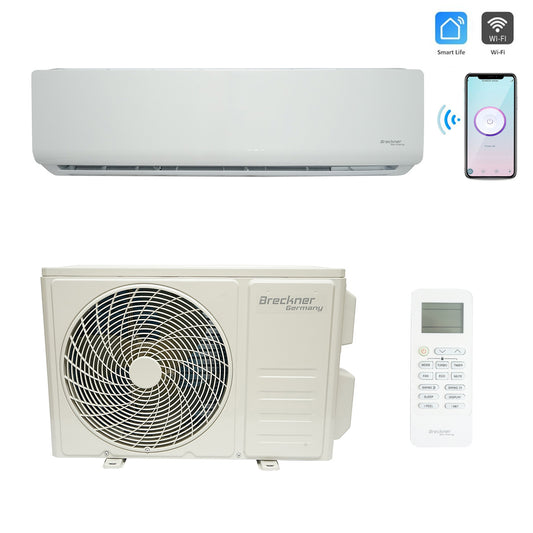 Inverter air conditioner 12000 BTU, energy class A++/A+, heating function, dehumidification, I feel, Wi-Fi, Smart Life app, installation kit included TCL