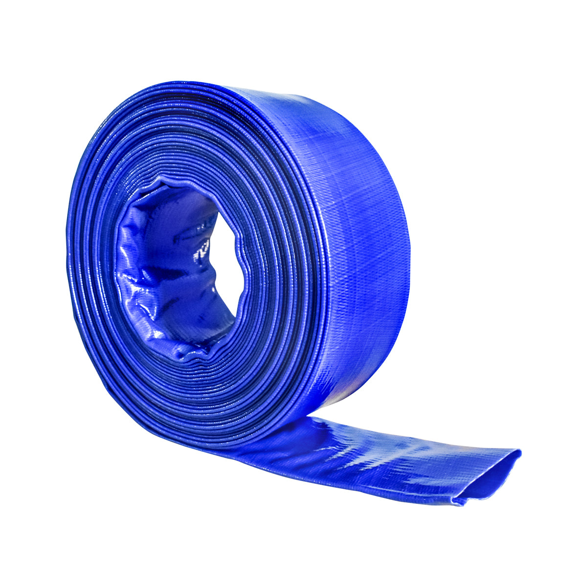 Flat, silicon-coated PVC irrigation hose 3 inches long 20m Breckner Germany