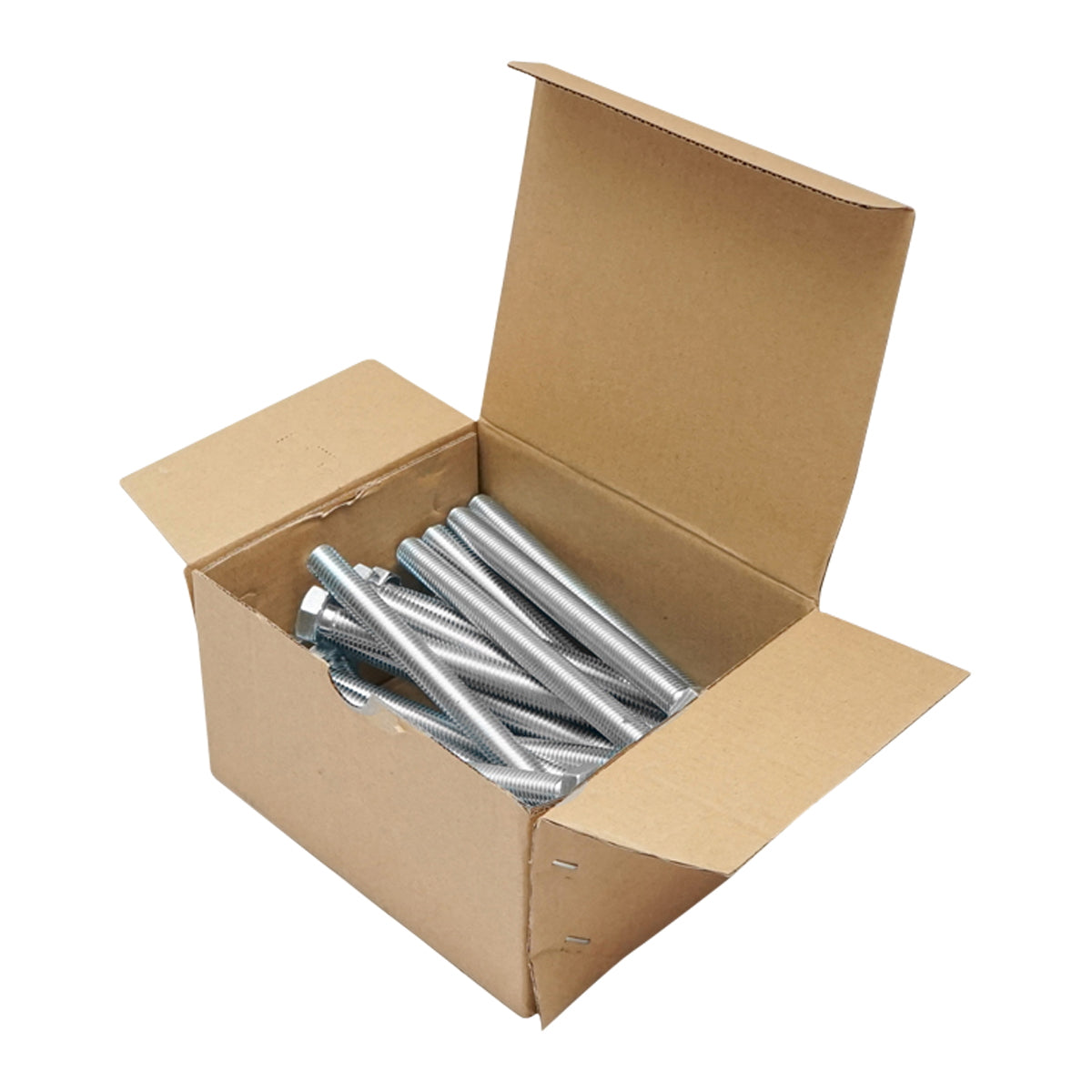 Set of 25 hexagon head screws DIN 933-8.8 M12X150